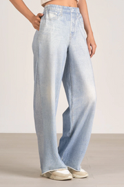 Mira Jean Print Wide Leg Sweatpant