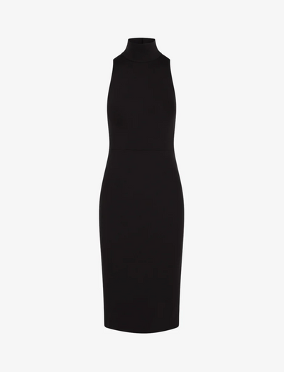 Commando Neoprene Turtleneck Midi Dress