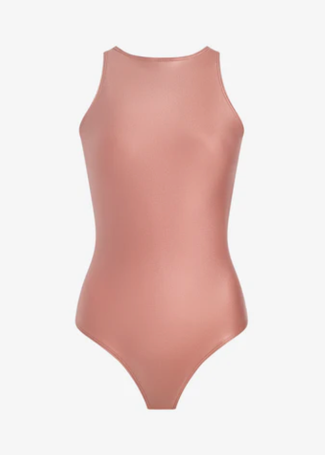 Commando Matte Metallic Crew Tank Bodysuit