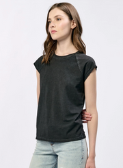 Cindy Cap Sleeve Tee