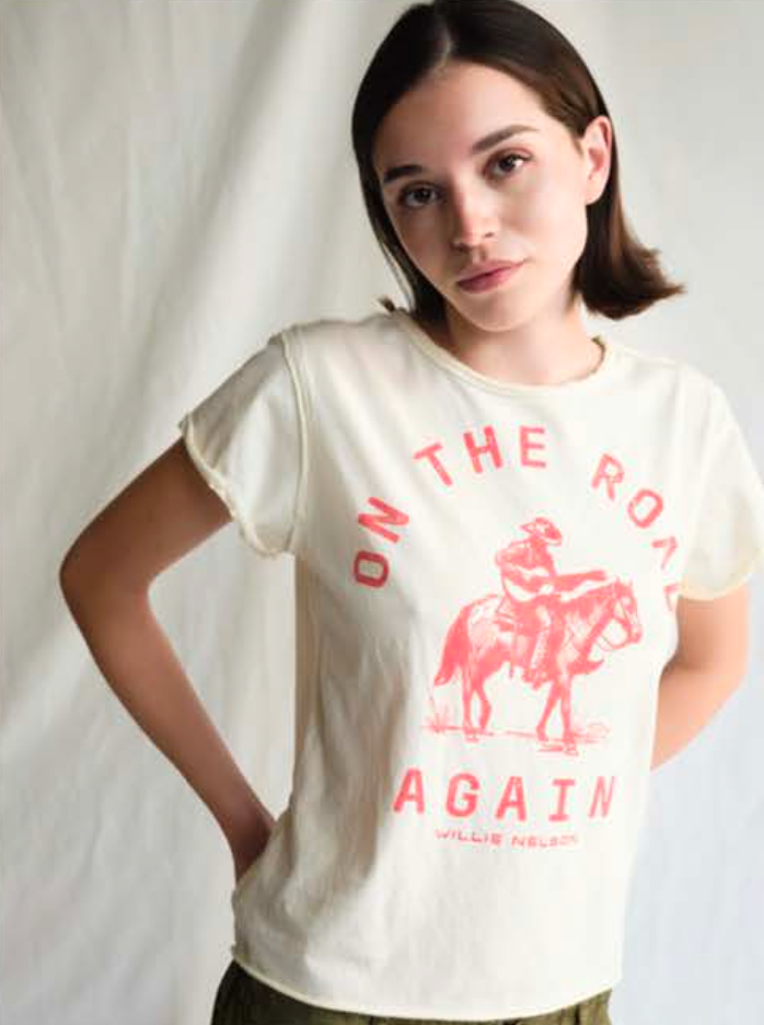 Willie Nelson On The Road Again Tee