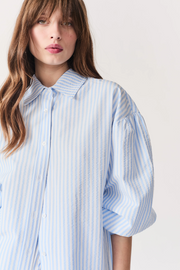 Felicity Oversized Striped Button Down Shirt