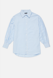 Felicity Oversized Striped Button Down Shirt