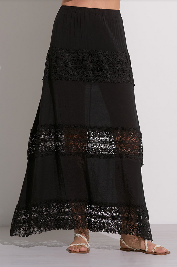 Wymara Crochet Maxi Skirt