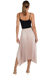 Jenni Satin Pleated Skirt