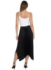 Jenni Satin Pleated Skirt