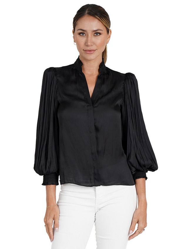 Lizzie Pleated Sleeve Blouse