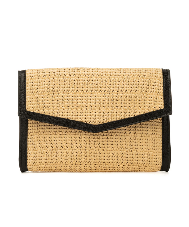 BETH Raffia Clutch