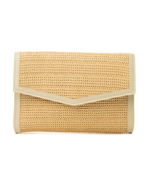 BETH Raffia Clutch