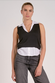 Daphne Sleeveless Layered Top