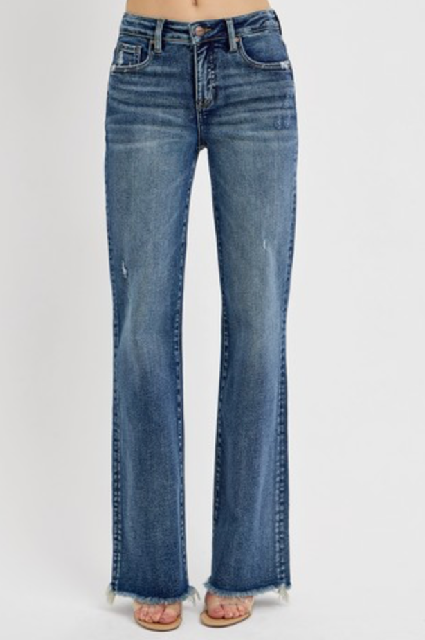 High Rise Straight Leg Jean