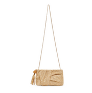 Lorena Raffia Clutch