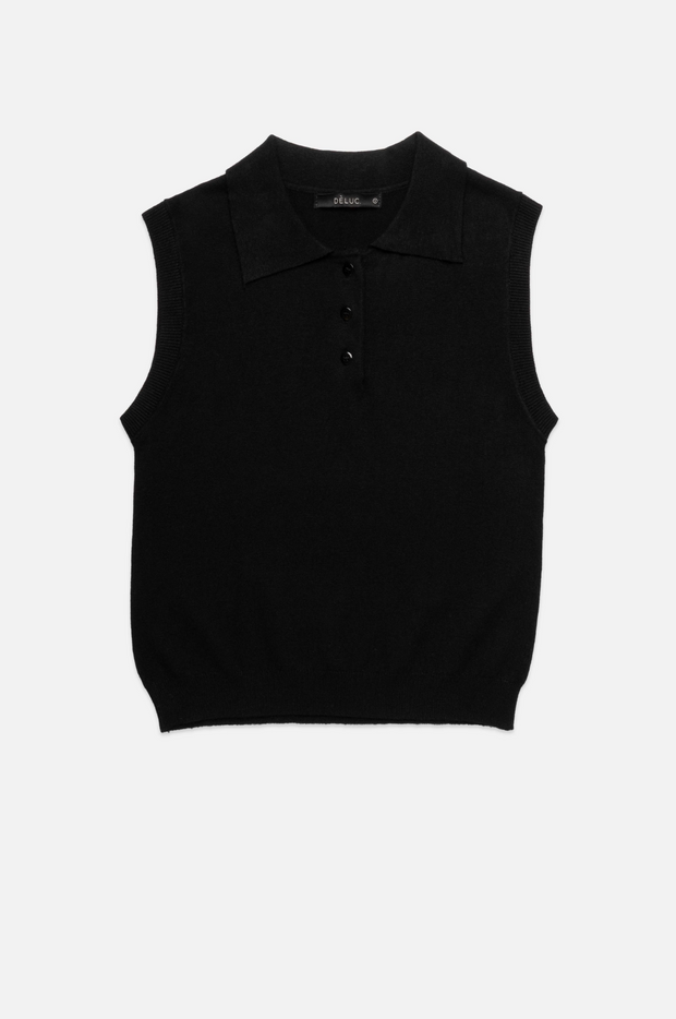 Amanda Sleeveless Knit Cardigan Vest (Copy)