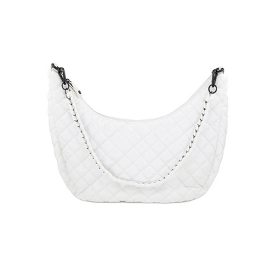 Carla Quilted Nylon Hobo Bag