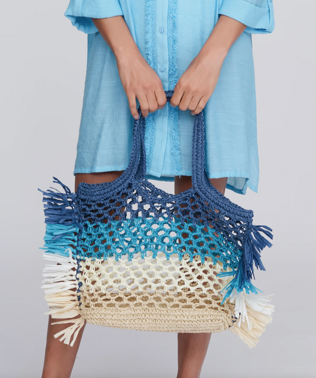 Paros Raffia Beach Tote