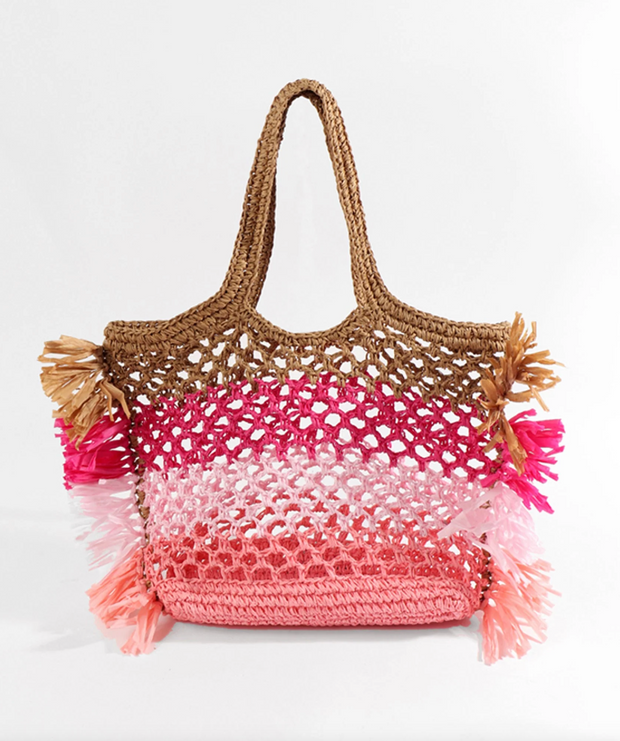 Paros Raffia Beach Tote