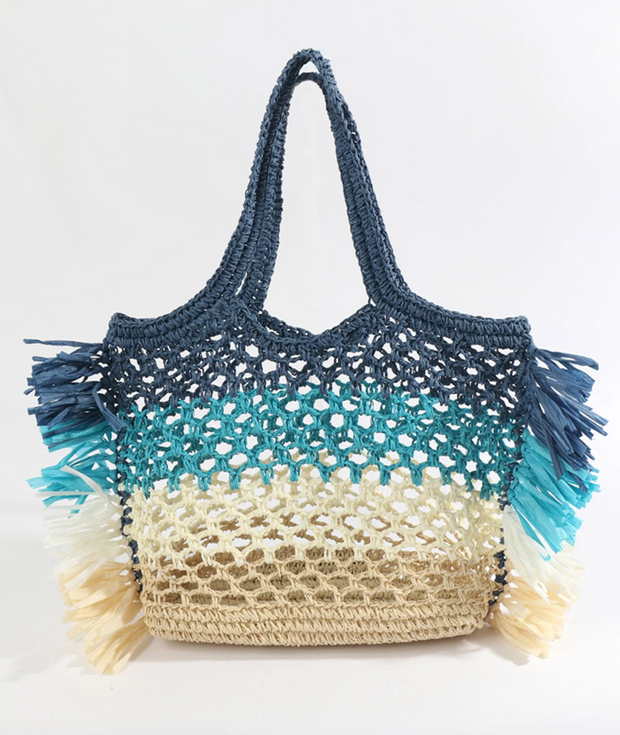 Paros Raffia Beach Tote