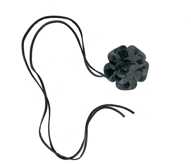 Leather Flower Belt