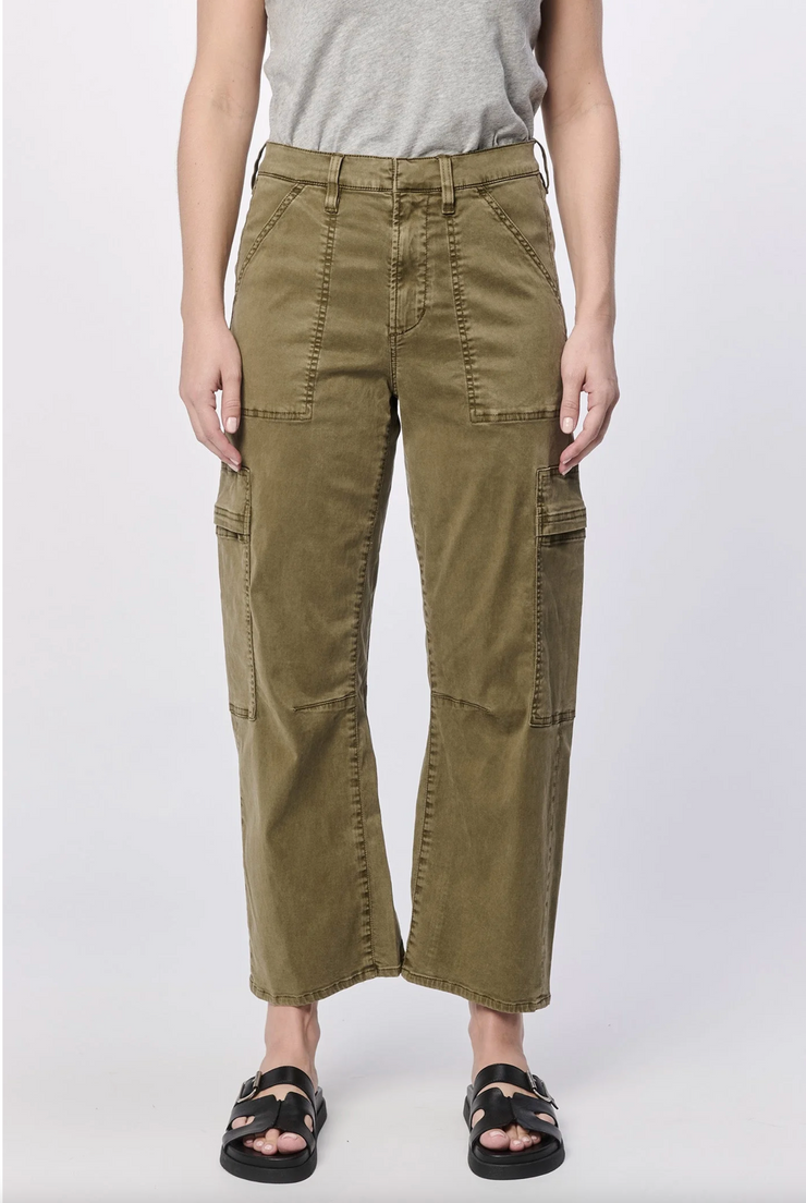 Teddi Baggy Fit Pant - Olive
