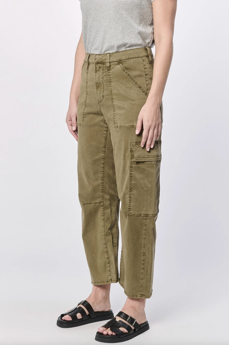 Teddi Baggy Fit Pant - Olive