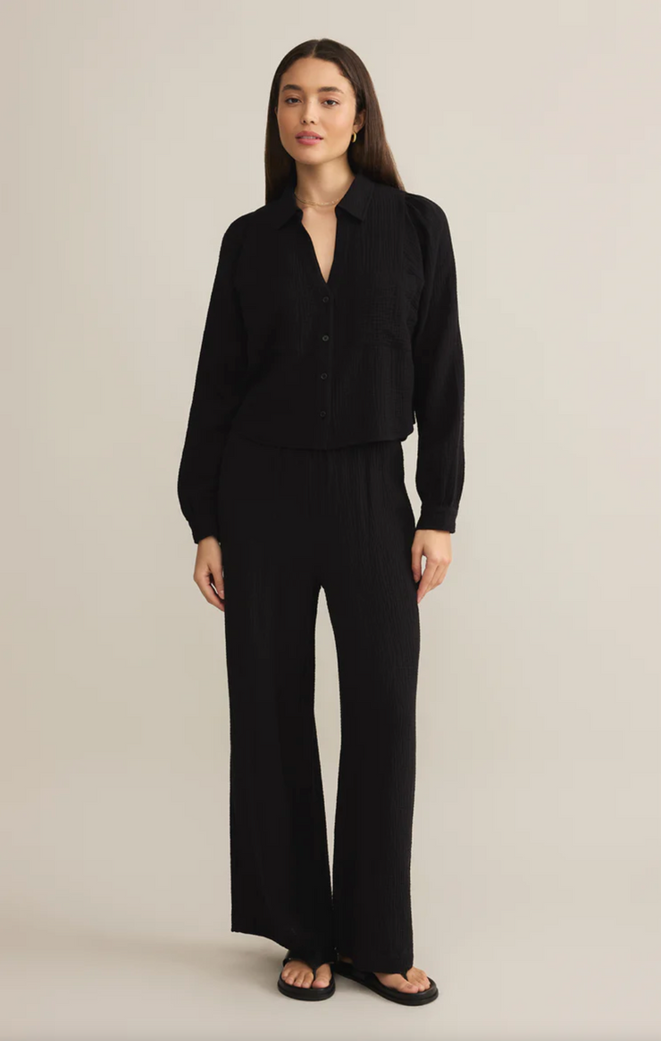 Z Supply Campo Button Up Gauze Top