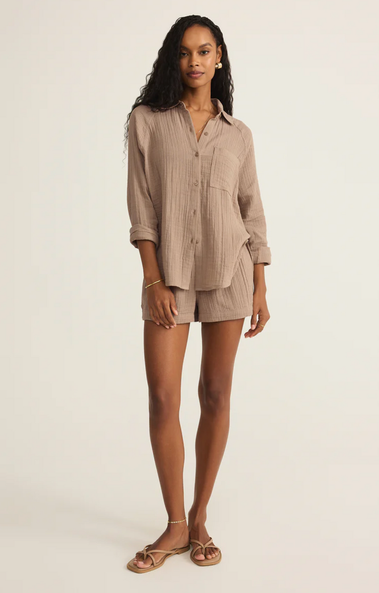 Z Supply Beacon Airy Gauze Shorts