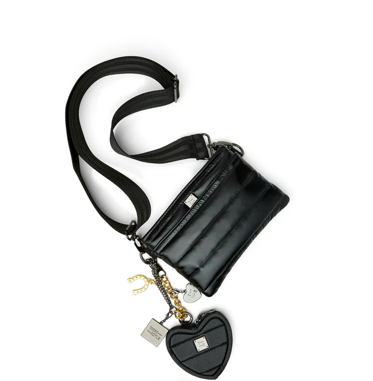 Think Royln Luxe Heart Pouch with Love Charm