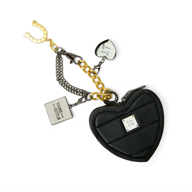 Think Royln Luxe Heart Pouch with Love Charm