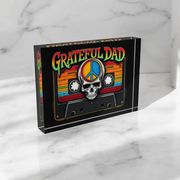 Grateful Dad - Crystal Block Decor