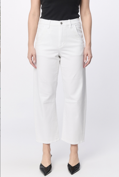 Teddi Baggy Fit Pant - White