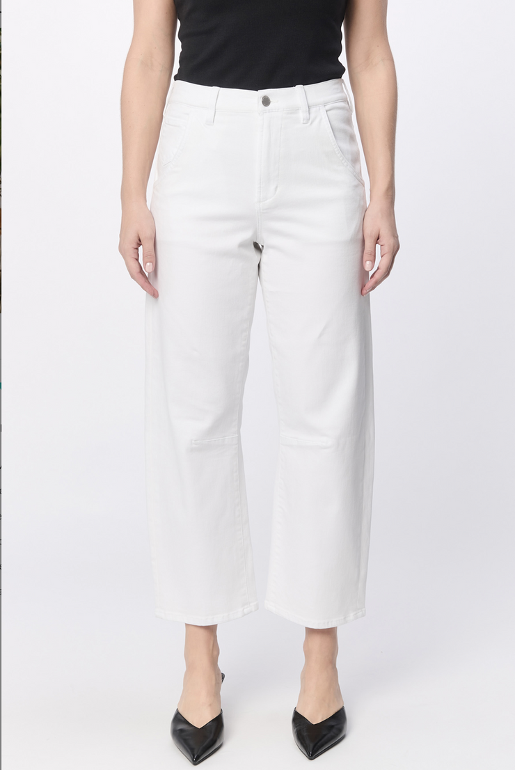 Teddi Baggy Fit Pant - White