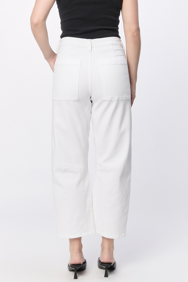 Teddi Baggy Fit Pant - White