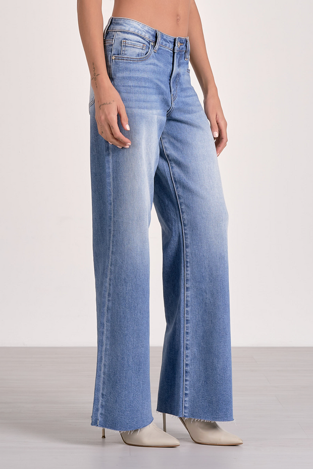 Colette Mid Rise Wide Leg Jean