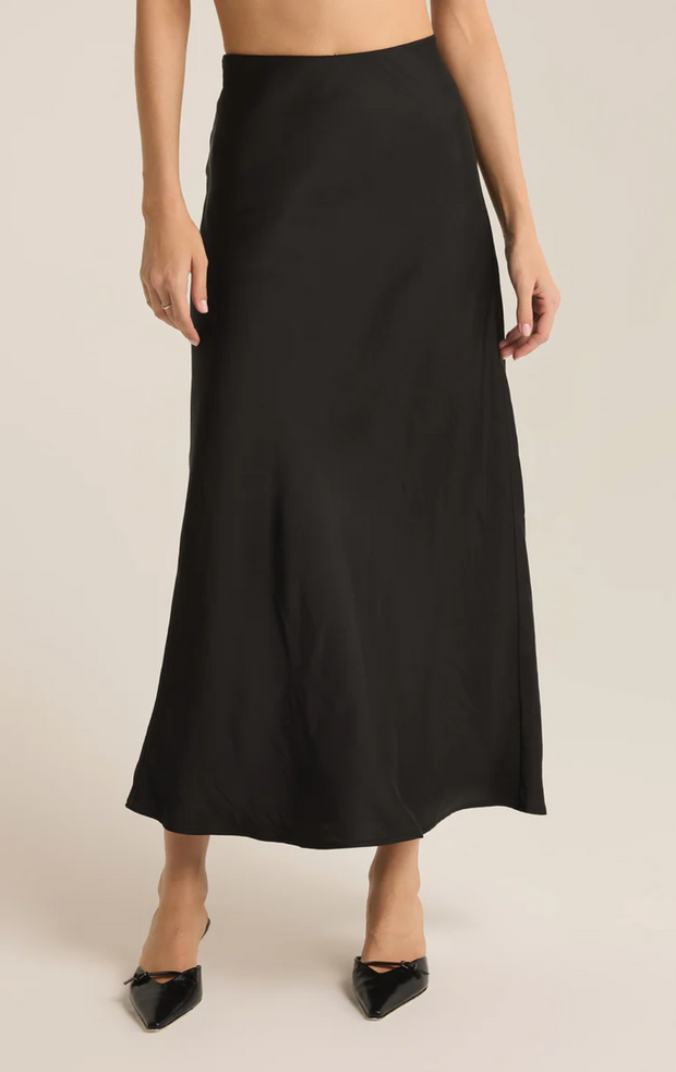 Z Supply Europa Luxe Sheen Midi Skirt