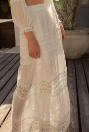 Wymara Crochet Maxi Skirt