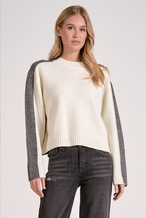 Vail Two Tone Color Block Sweater