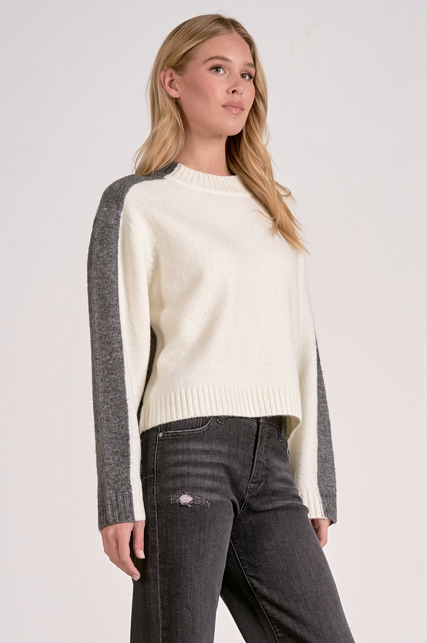 Vail Two Tone Color Block Sweater