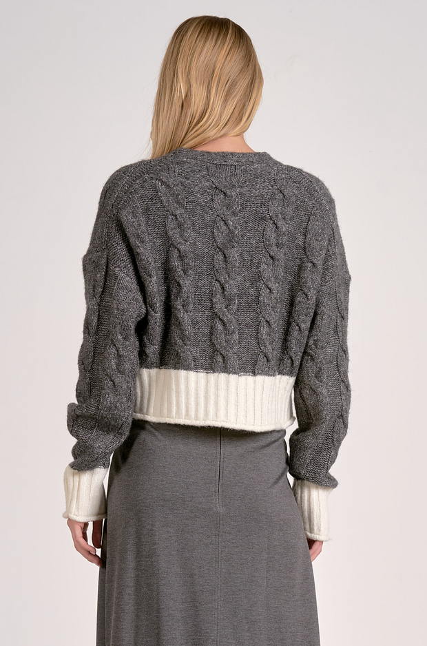 Logan Color Block Cardigan