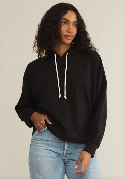 Z Supply Infield Fleece Cropped Hoodie
