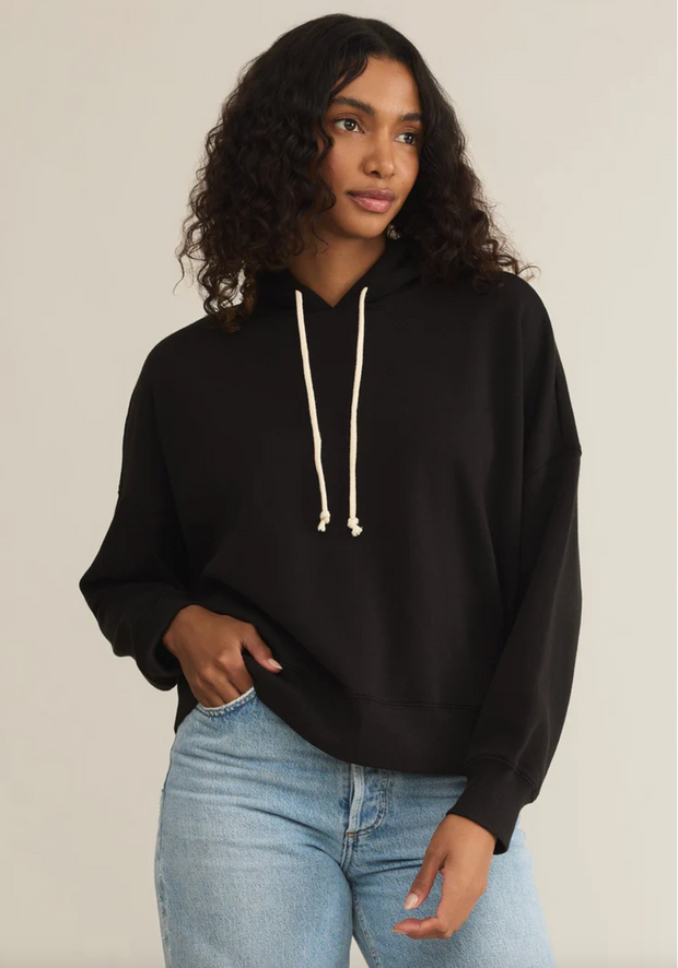 Z Supply Infield Fleece Cropped Hoodie