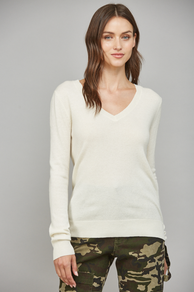 Cynthia Classic V Neck Sweater