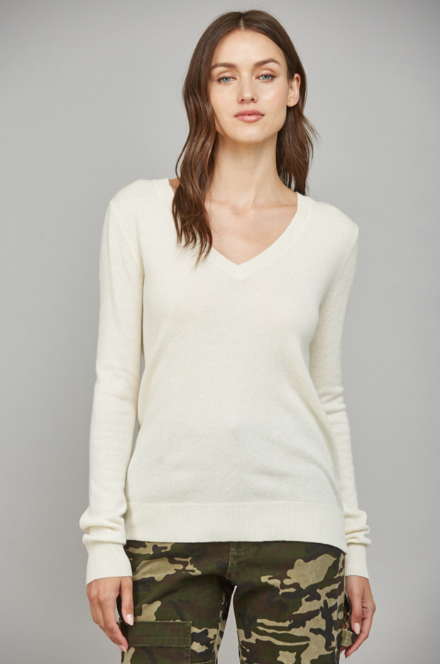 Cynthia Classic V Neck Sweater