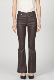 Jax Coated Cappuccino Mid Rise Bootcut Jean