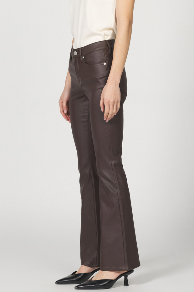 Jax Coated Cappuccino Mid Rise Bootcut Jean