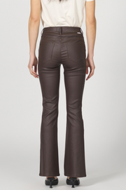 Jax Coated Cappuccino Mid Rise Bootcut Jean