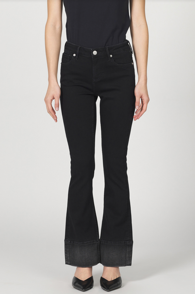 Jax Shade Contrast Mid Rise Bootcut Jean