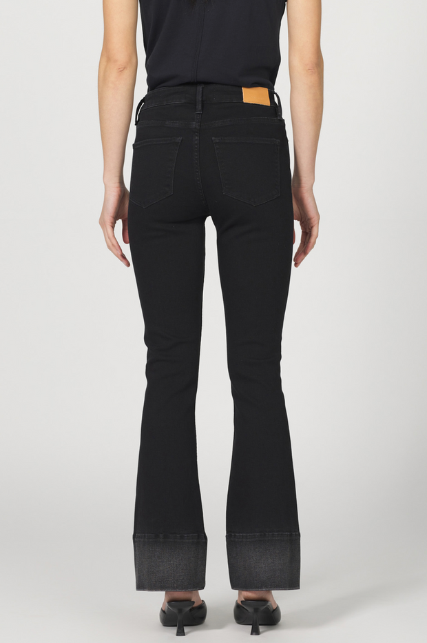Jax Shade Contrast Mid Rise Bootcut Jean