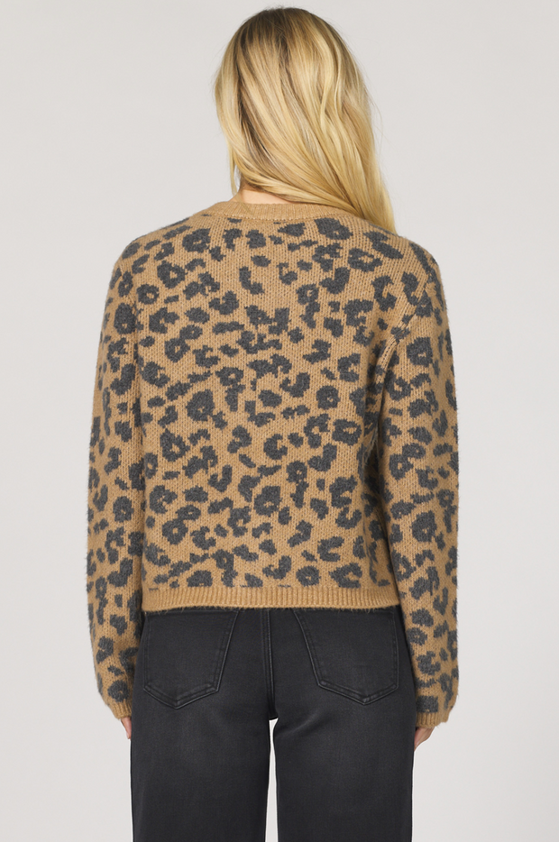 Leopard Sweater Cardigan