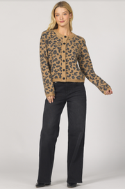 Leopard Sweater Cardigan