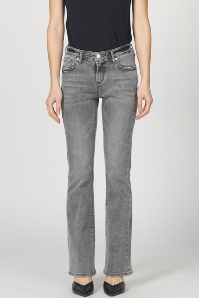 Jax Charcoal Mid Rise Bootcut Jean
